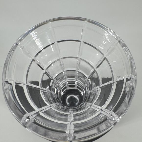 Vase Mikasa Lead Crystal PRISM Posy 4" Tall Flower Elegant - Picture 3 of 10